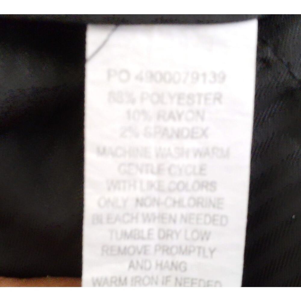 Lauren Ralph Lauren Dress Pants Mens 42x32 Navy Blue Flat Front Stretch Trousers - Picture 6 of 6